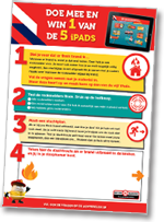 Doe mee en win 1 van de 5 iPads